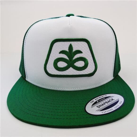 Retro Vintage Style Farmer Pioneer Seed Patch Flat Bill Trucker Cap Hat Mesh 80s main image 4